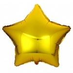 Ficha técnica e caractérísticas do produto Balão Estrela Metalizado Dourado