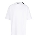 Ficha técnica e caractérísticas do produto Balenciaga Camiseta com Detalhe de Logo - BRANCO