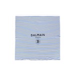 Ficha técnica e caractérísticas do produto Balmain Kids Cobertor Listrado com Logo - Azul
