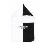 Ficha técnica e caractérísticas do produto Balmain Kids Saco para Dormir Bicolor com Logo - Branco