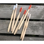 Ficha técnica e caractérísticas do produto Bamboo escova de cerdas macias Natural Eco-friendly Escova pequena cabeça da escova de dentes branqueamento