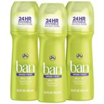 Ficha técnica e caractérísticas do produto Ban Desodorante Roll-on SIMPLY CLEAN - 103ML - 3 Unidades