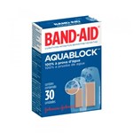 Ficha técnica e caractérísticas do produto Band Aid Curativo Aquablock C/30