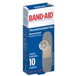 Ficha técnica e caractérísticas do produto Band-Aid Transparente – 10 Unidades