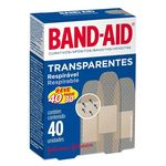 Ficha técnica e caractérísticas do produto Band Aid Transparente Com 40 Un