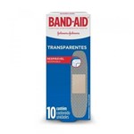 Ficha técnica e caractérísticas do produto Band Aid Transparente Curativo C/10