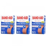 Ficha técnica e caractérísticas do produto Band Aid Ultra Proteção Curativo C/15 (Kit C/03)