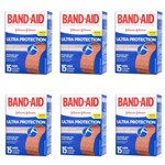 Ficha técnica e caractérísticas do produto Band Aid Ultra Proteção Curativo C/15 (Kit C/06)