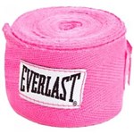 Ficha técnica e caractérísticas do produto Bandagem Algodão 108" Everlast - Rosa