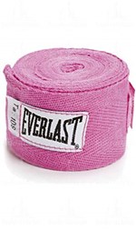 Ficha técnica e caractérísticas do produto Bandagem Algodão 108'' Everlast - Rosa