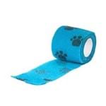 Ficha técnica e caractérísticas do produto Bandagem Elástica Hoppner Pet Azul com Patas - 1 unidade