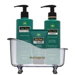 Ficha técnica e caractérísticas do produto Banheira com Sabonete Líquido + Shampoo + Creme para os Pés Tea Tree