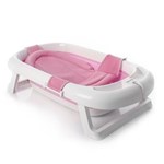 Ficha técnica e caractérísticas do produto Banheira Dobrável Comfy & Safe Aqua Pink