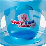 Ficha técnica e caractérísticas do produto Banheira Ofurô Baby Tub Evolution - de 0 à 8 Meses - Azul