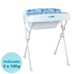 Ficha técnica e caractérísticas do produto Banheira para Bebê Burigotto Millenia - Peixinhos Azul