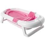 Ficha técnica e caractérísticas do produto Banheira Retrátil Comfy & Safe Pink (0m+) - Safety 1st
