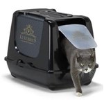Ficha técnica e caractérísticas do produto Banheiro Gato Trendy Cat Luxurio Preto Grande