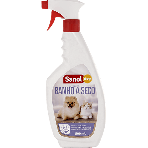 Ficha técnica e caractérísticas do produto Banho a Seco Sanol Dog para Cães e Gatos 500ml