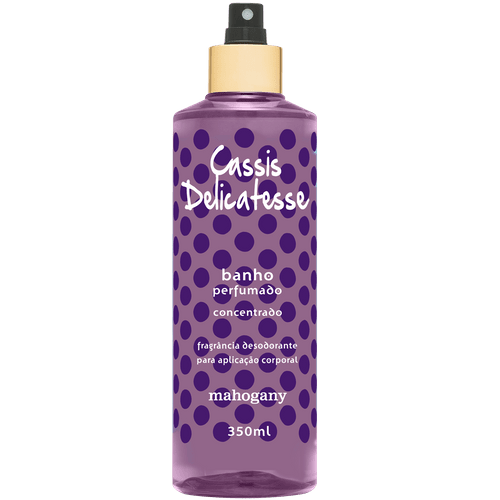 Ficha técnica e caractérísticas do produto Banho Perfumado Cassis Delicatesse Mahogany 350ml