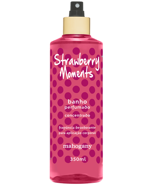 Ficha técnica e caractérísticas do produto Banho Perfumado Strawberry Moments Mahogany 350ml