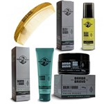 Ficha técnica e caractérísticas do produto Barba com Volume Shampoo + Pente + Balm + Óleo Barba Brava