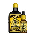 Ficha técnica e caractérísticas do produto Barba Forte Danger Kit Shampoo Bomba + Óleo para Barba
