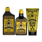 Ficha técnica e caractérísticas do produto Barba Forte Danger Shampoo Bomba + Condicionador + Beard Balm