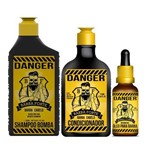 Ficha técnica e caractérísticas do produto Barba Forte Danger Shampoo Bomba + Condicionador + Óleo Barba