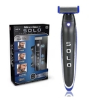 Ficha técnica e caractérísticas do produto Barbeador Eletrico Microtouch Solo Maquininha Aparador Barba Recarregavel USB Portátil