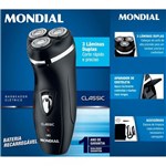 Ficha técnica e caractérísticas do produto Barbeador Elétrico Mondial Classic NBE-01