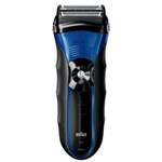 Ficha técnica e caractérísticas do produto Barbeador Serie 3 Braun Abs8464 Sensofoil Recarregável Preto e Azul