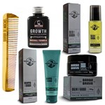 Ficha técnica e caractérísticas do produto Kit Barba Shampoo + Balm + Tônico + Óleo Barba Brava