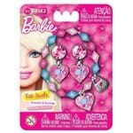 Barbie Kit de Acessórios Brincos e Pulseira - Intek
