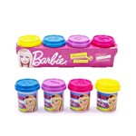 Ficha técnica e caractérísticas do produto Barbie Massinha com 4 Potes 50g - Fun