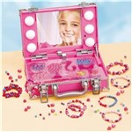 Ficha técnica e caractérísticas do produto Barbie Porta Jóias com Miçangas Luzes Modelo Coração - Fun Divirta-Se