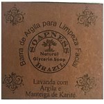 Ficha técnica e caractérísticas do produto Barra Natural Argila Limpeza Facial 80g Soapness