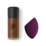 Ficha técnica e caractérísticas do produto Base Beyoung Color Second Skin 08 + Esponja Flat Blend MS