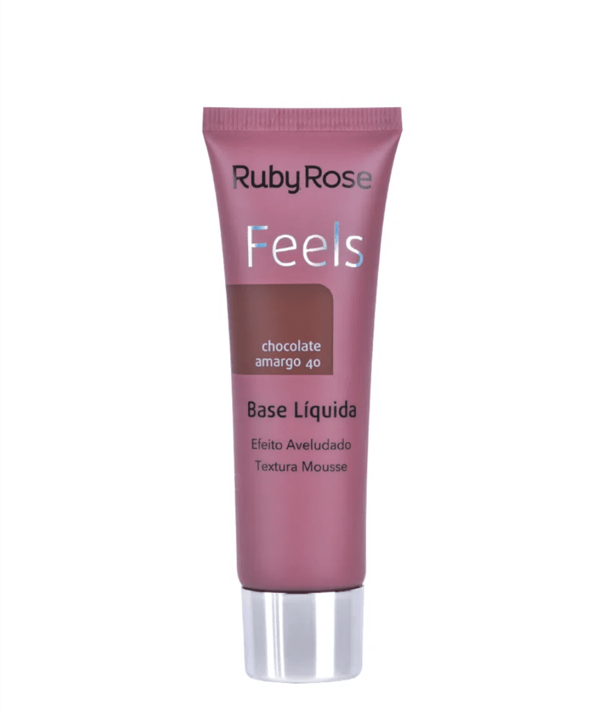 Ficha técnica e caractérísticas do produto Base Líquida Feels Chocolate Amargo 40 - Ruby Rose