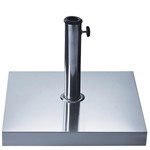 Ficha técnica e caractérísticas do produto Base Quadrada com Rodas em Aço Inox 40kg para Ombrellone 27700 - Belfix - Belfix