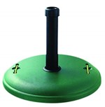 Ficha técnica e caractérísticas do produto Base Redonda em Concreto 22kg para Ombrellone Verde 26203 - Belfix