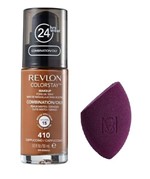 Ficha técnica e caractérísticas do produto Base Revlon 410 + Esponja Flat Blend Mariana Saad By Oceane