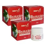 Ficha técnica e caractérísticas do produto Basilicão Pomada Extra Forte Concentrada 25g Bella Phytus Kit 3 Unidades