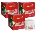 Ficha técnica e caractérísticas do produto Basilicão Pomada Extra Forte Concentrada 25g Kit com 3 Unidades - Bellaphytus