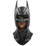 Ficha técnica e caractérísticas do produto Batman Máscara Batman Cowl Adulto completa máscara de látex Overhead para o show de cosplay do partido do traje do partido do disfarce do Dia das Bruxas