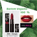 Ficha técnica e caractérísticas do produto Batom Cremoso Anita - 100% Vegano - Cor 4002 Energia