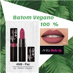 Ficha técnica e caractérísticas do produto Batom Cremoso Anita - 100% Vegano - Cor 4006 Paz