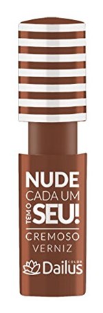 Ficha técnica e caractérísticas do produto Batom Cremoso Brilho Verniz Nude Cada um Tem o Seu, Dailus, Caramelo