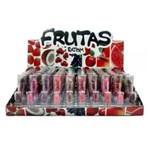 Ficha técnica e caractérísticas do produto Batom Cremoso Frutas Display com 50 Unidades com 3g - Queen Fashion