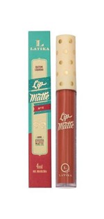 Ficha técnica e caractérísticas do produto Batom Líquido Latika Lip Matte Coral Nº11 - Latika Cosméticos