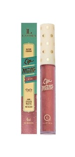 Batom Líquido Latika Lip Matte Nude Metalico Nº45 - Latika Cosméticos